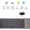 Teclado Inalámbrico Delgado Portátil Plegable